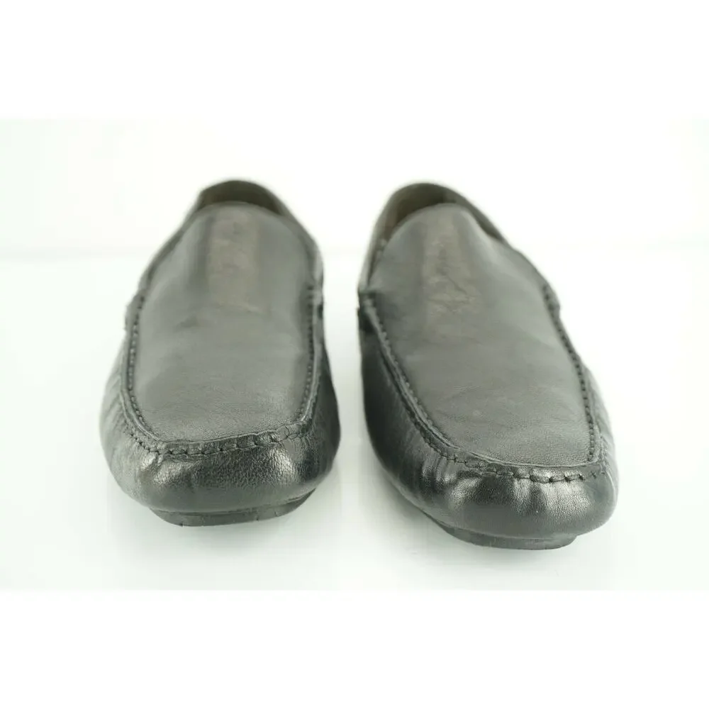 To Boot New York Men's Barkley Black Leather Driving Loafers
